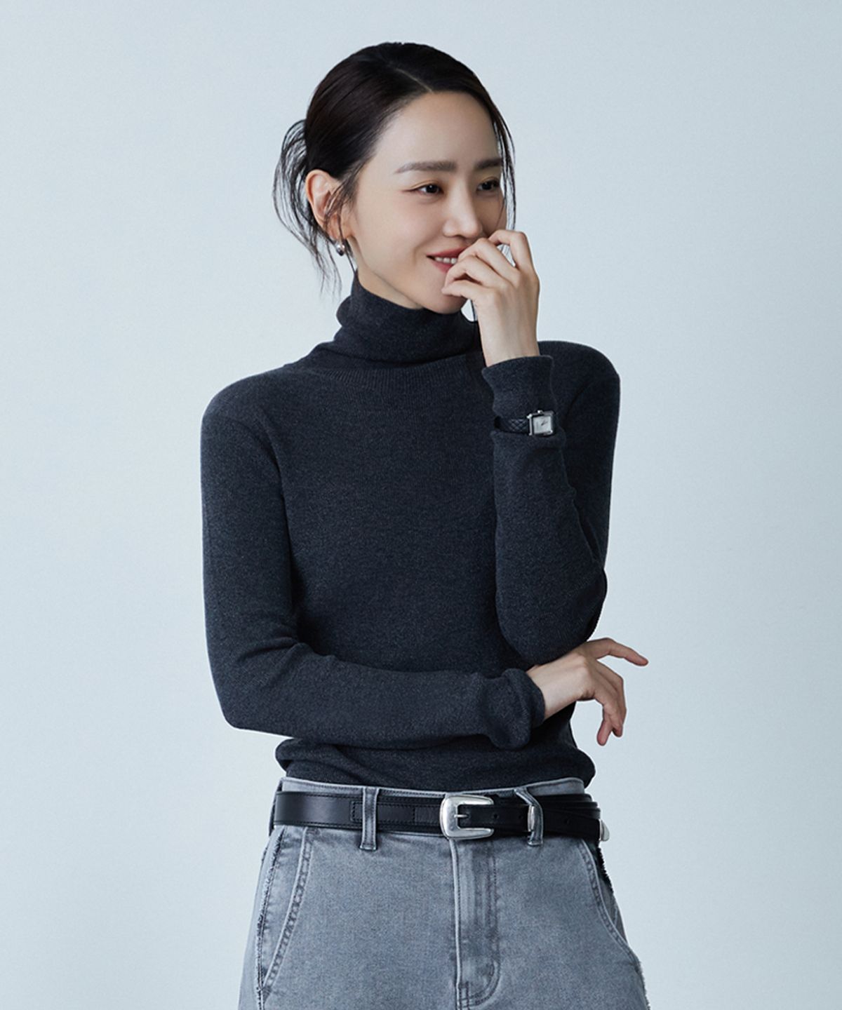 더엣지(THEATG) [3PACK] 26FW 울실크블렌드 터틀넥 니트