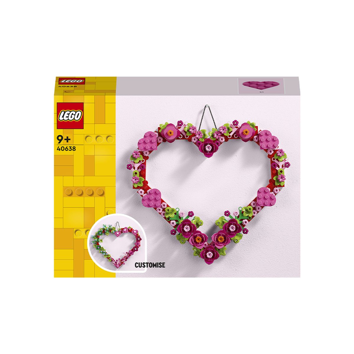 레고(LEGO) 레고 스페셜 40638 하트 장식품 [레고공식]