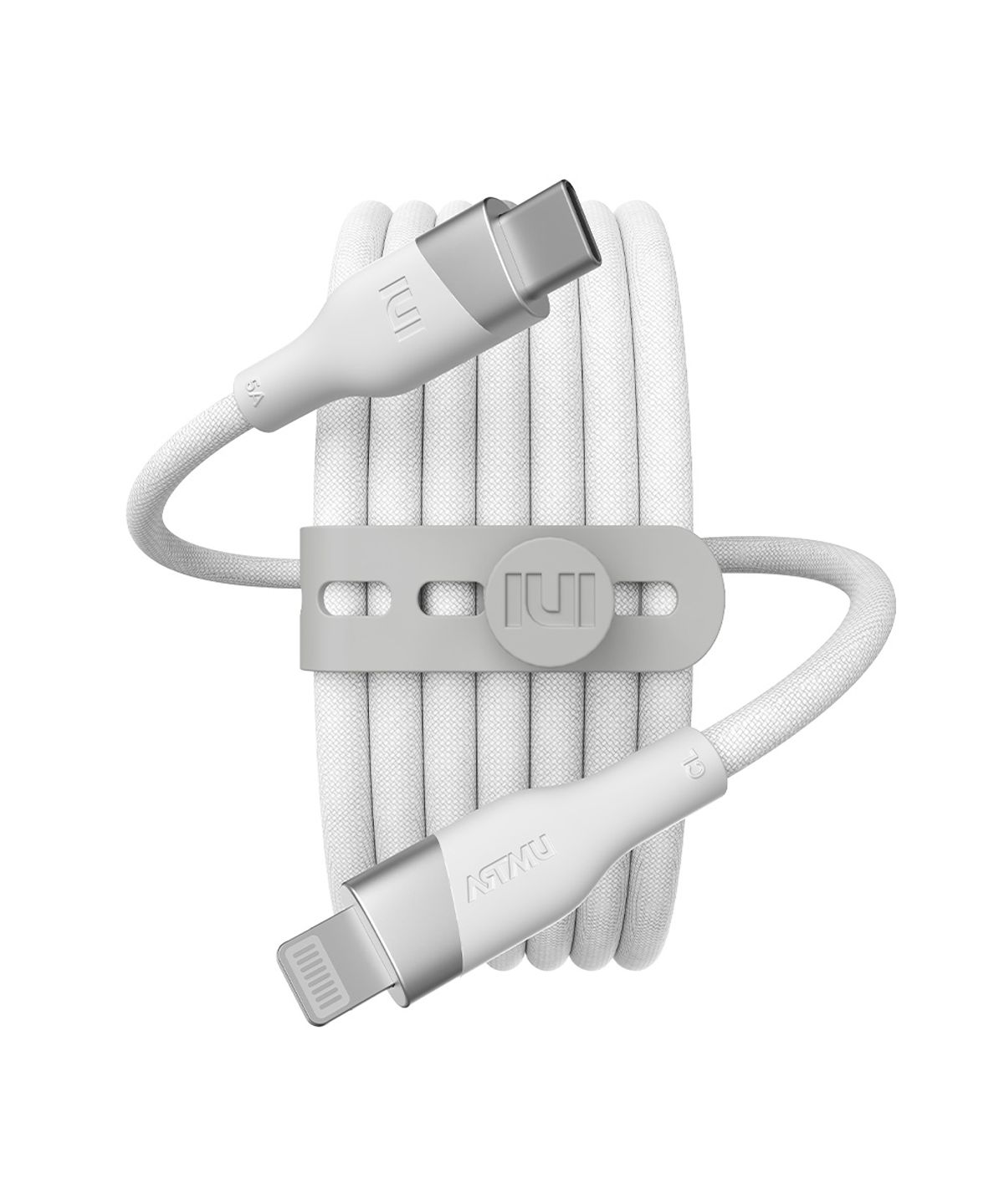 아트뮤(ARTMU) 우븐 USB C타입 to 라이트닝 8핀 MFi 고속충전 케이블 150cm 화이트