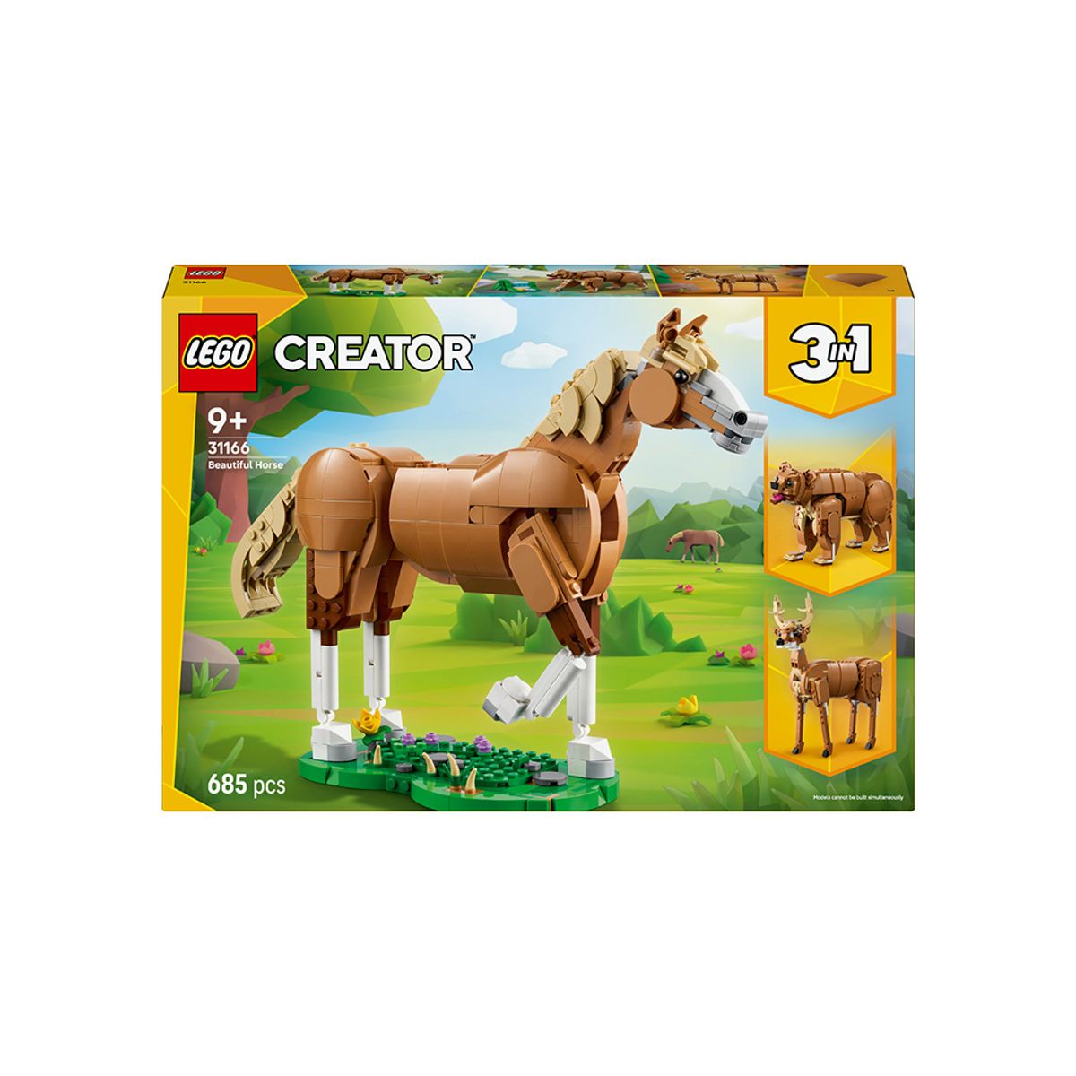 레고(LEGO) 레고 크리에이터 3-in-1 31166 아름다운 말 [레고공식]