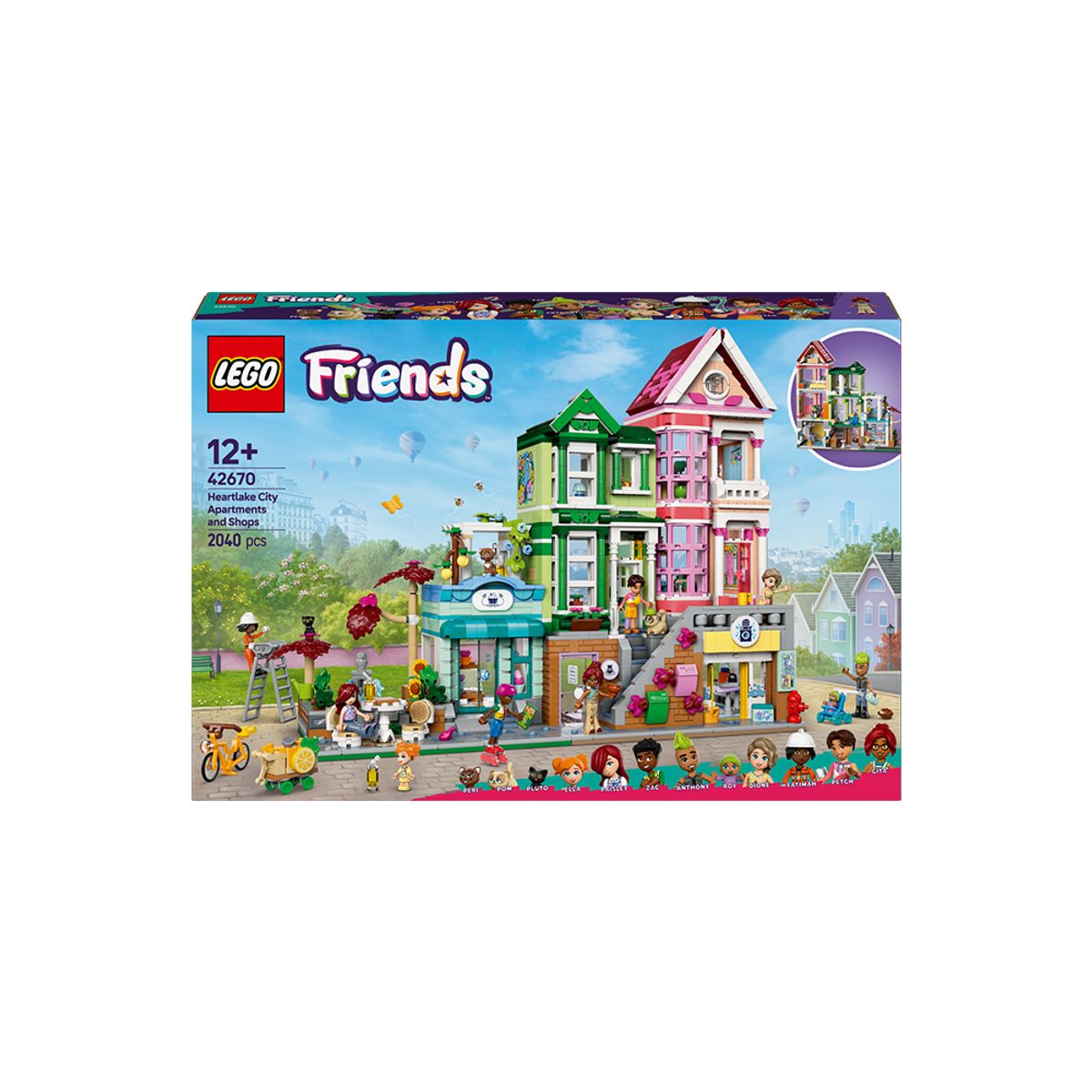 레고(LEGO) 레고 프렌즈 42670 하트레이크 시티 아파트와 상점 [레고공식]