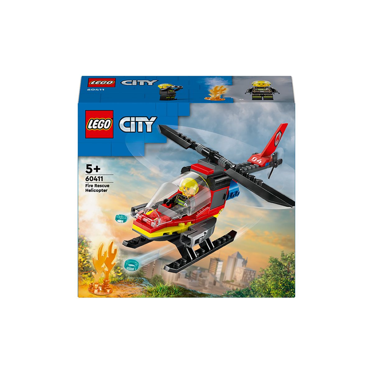 레고(LEGO) 레고 시티 60411 소방 구조 헬리콥터 [레고공식]