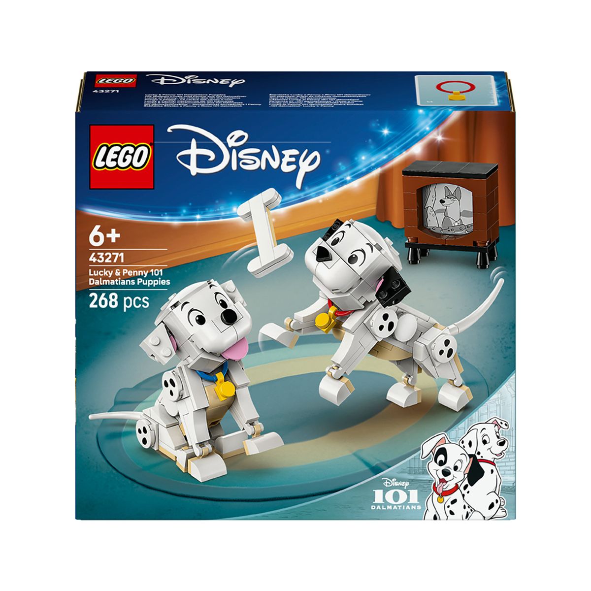 레고(LEGO) 레고 디즈니 클래식 43271 럭키와 페니 101 달마시안 강아지 [레고공식]