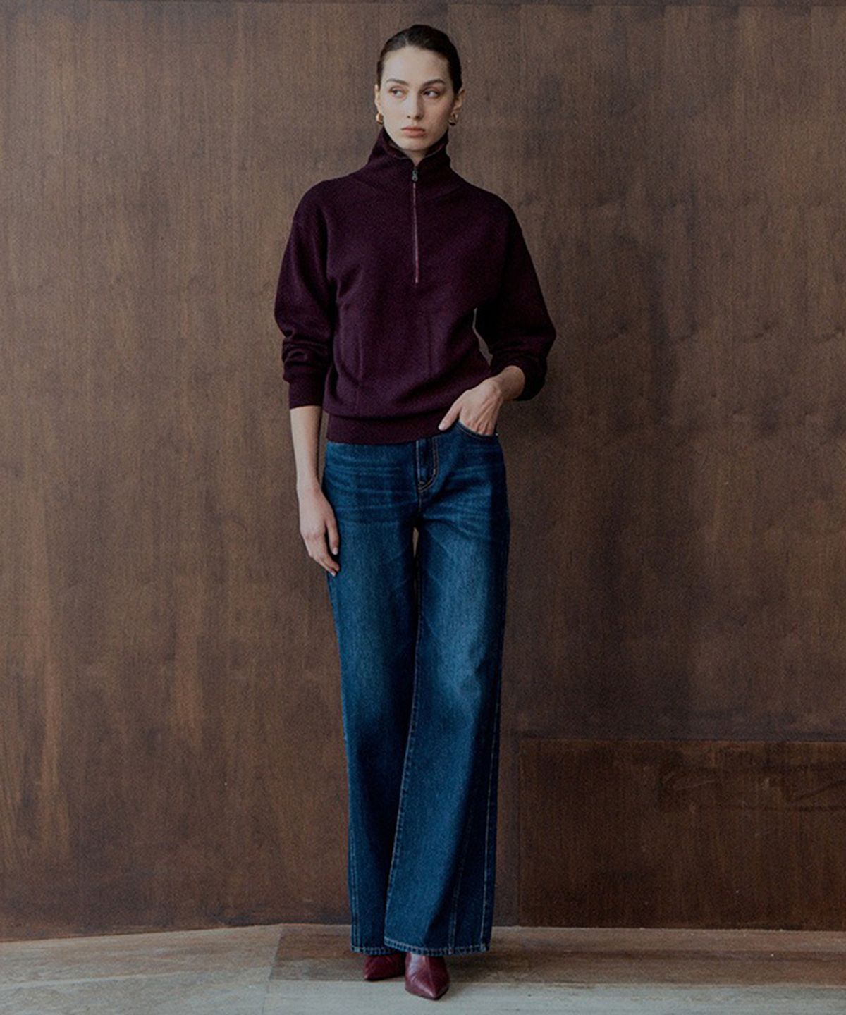 바니스뉴욕(BARNEYS NEWYORK) 26FW 앨리 에펠 데님 인디고