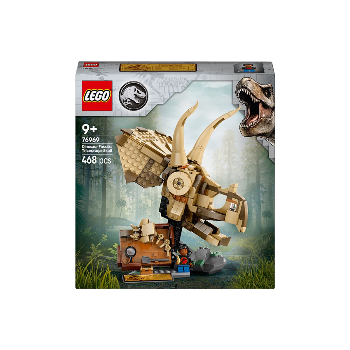 레고(LEGO) 레고 쥬라기월드 76969 공룡 화석: 트리케라톱스 두개골 [레고공식]
