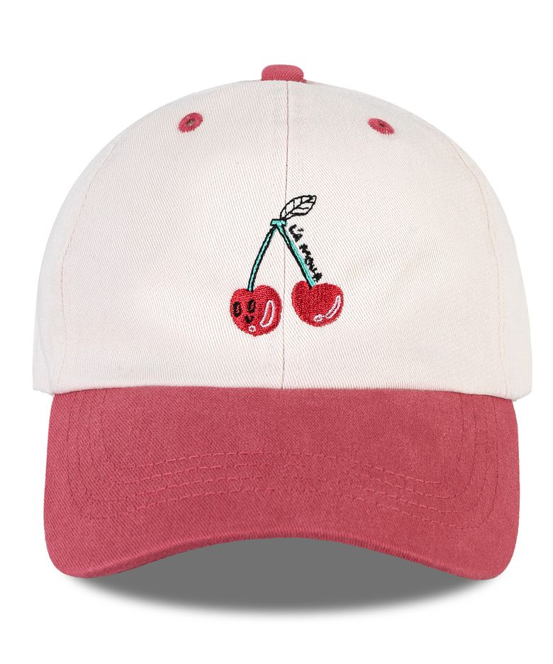체리 페이스 투톤 볼캡-핑크(cherry face two-tone ball cap)