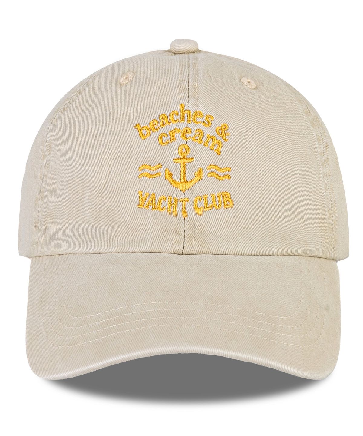 비치스앤 크림 키즈(BEACHESAND CREAM KIDS) 요트클럽 카치온 볼캡-연베이지(Yacht club Cation Ball cap)