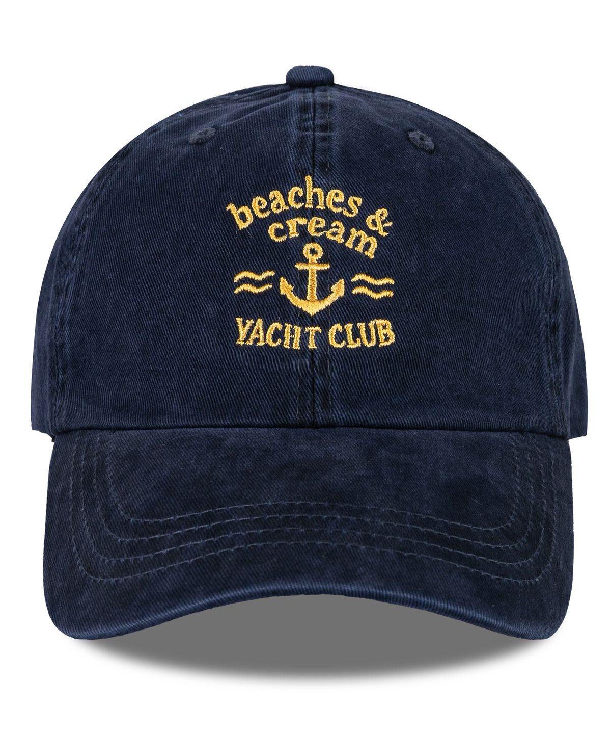 비치스앤 크림 키즈(BEACHESAND CREAM KIDS) 요트클럽 카치온 볼캡-네이비(Yacht club Cation Ball cap)