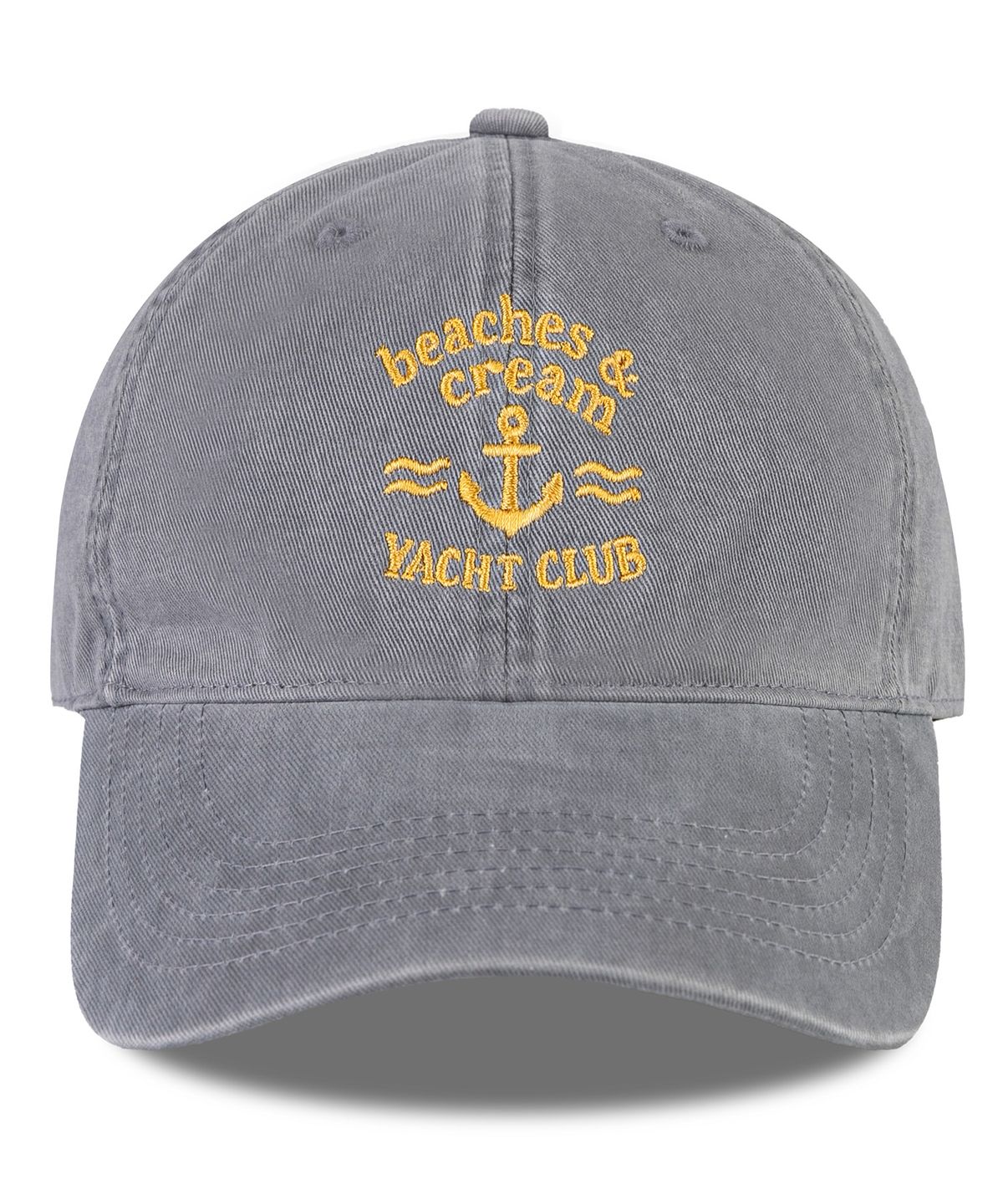 비치스앤 크림 키즈(BEACHESAND CREAM KIDS) 요트클럽 카치온 볼캡-그레이(Yacht club Cation Ball cap)