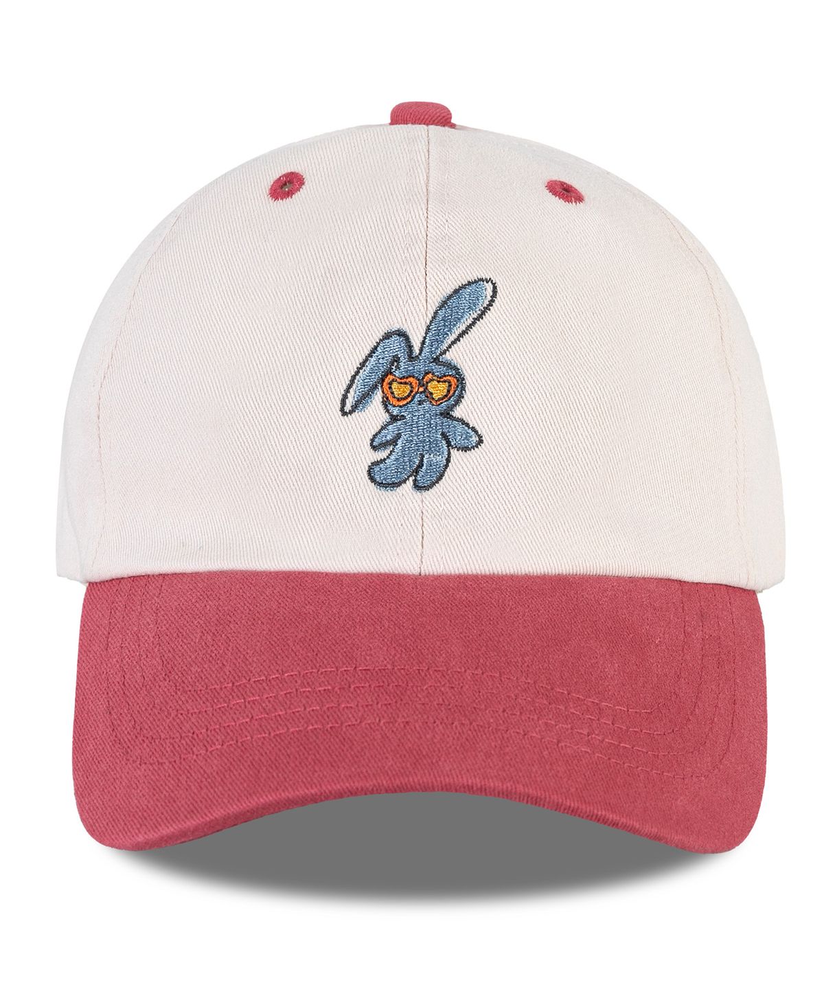 비치스앤 크림 키즈(BEACHESAND CREAM KIDS) 비치 버니 투톤 볼캡-핑크(Beach Bunny two-tone Ball Cap)