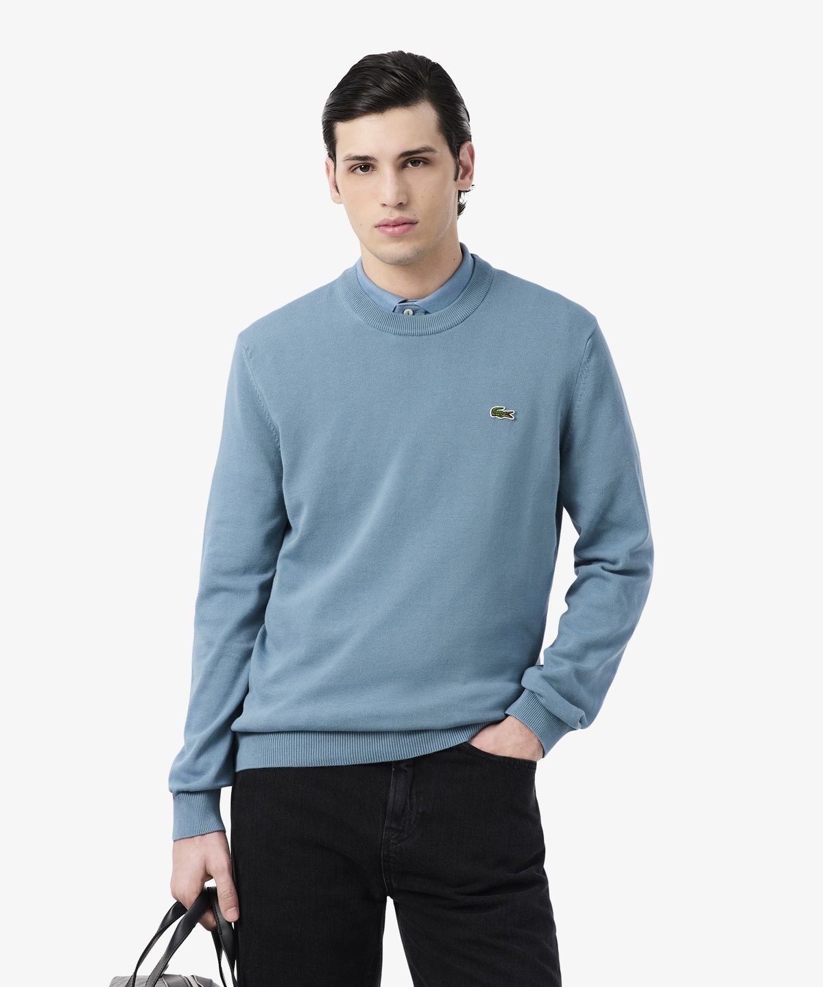 라코스테(LACOSTE) 남성 코튼 크루넥 풀오버 AH1985-56N 57I