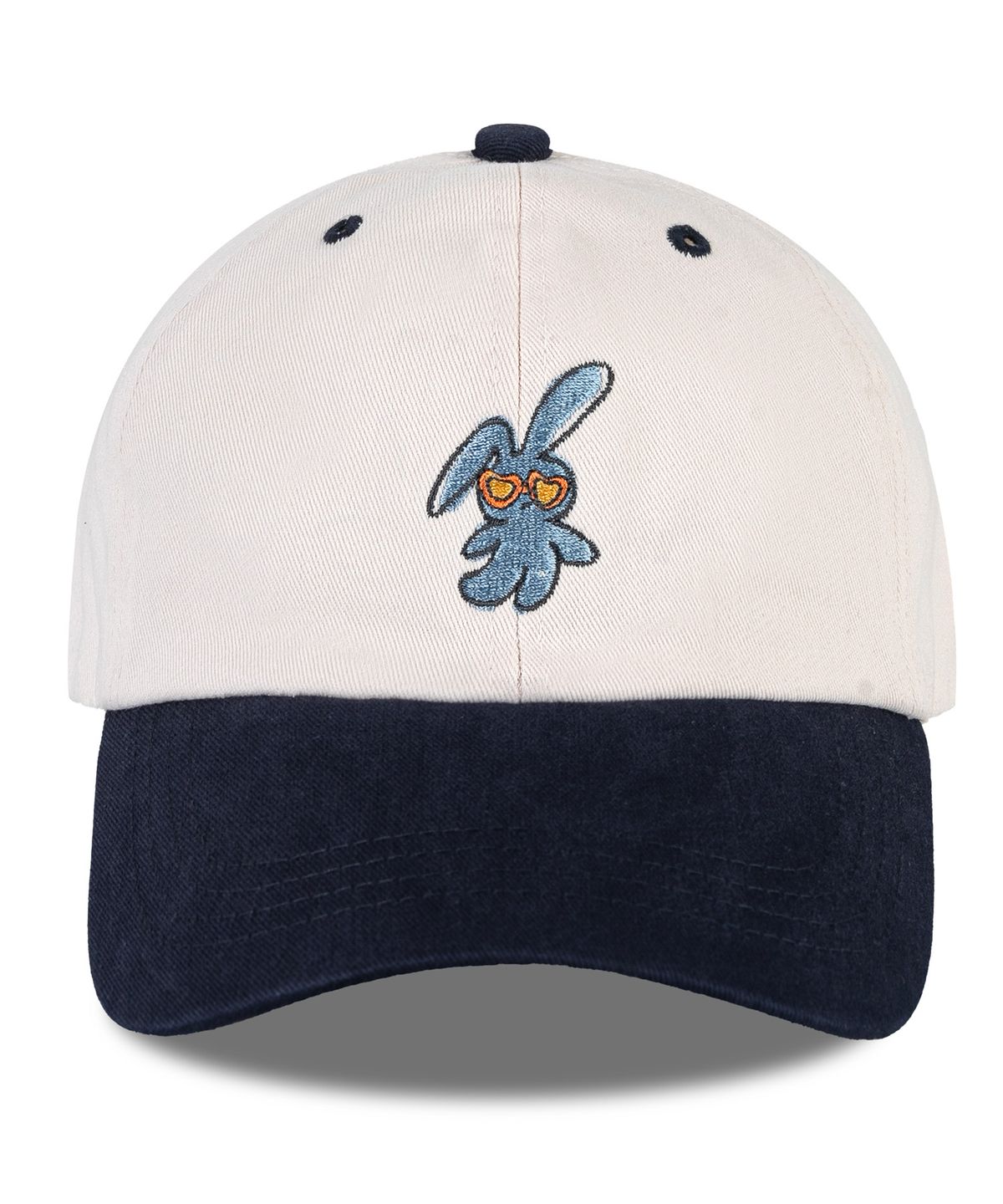 비치스앤 크림 키즈(BEACHESAND CREAM KIDS) 비치 버니 투톤 볼캡-네이비(Beach Bunny two-tone Ball Cap)