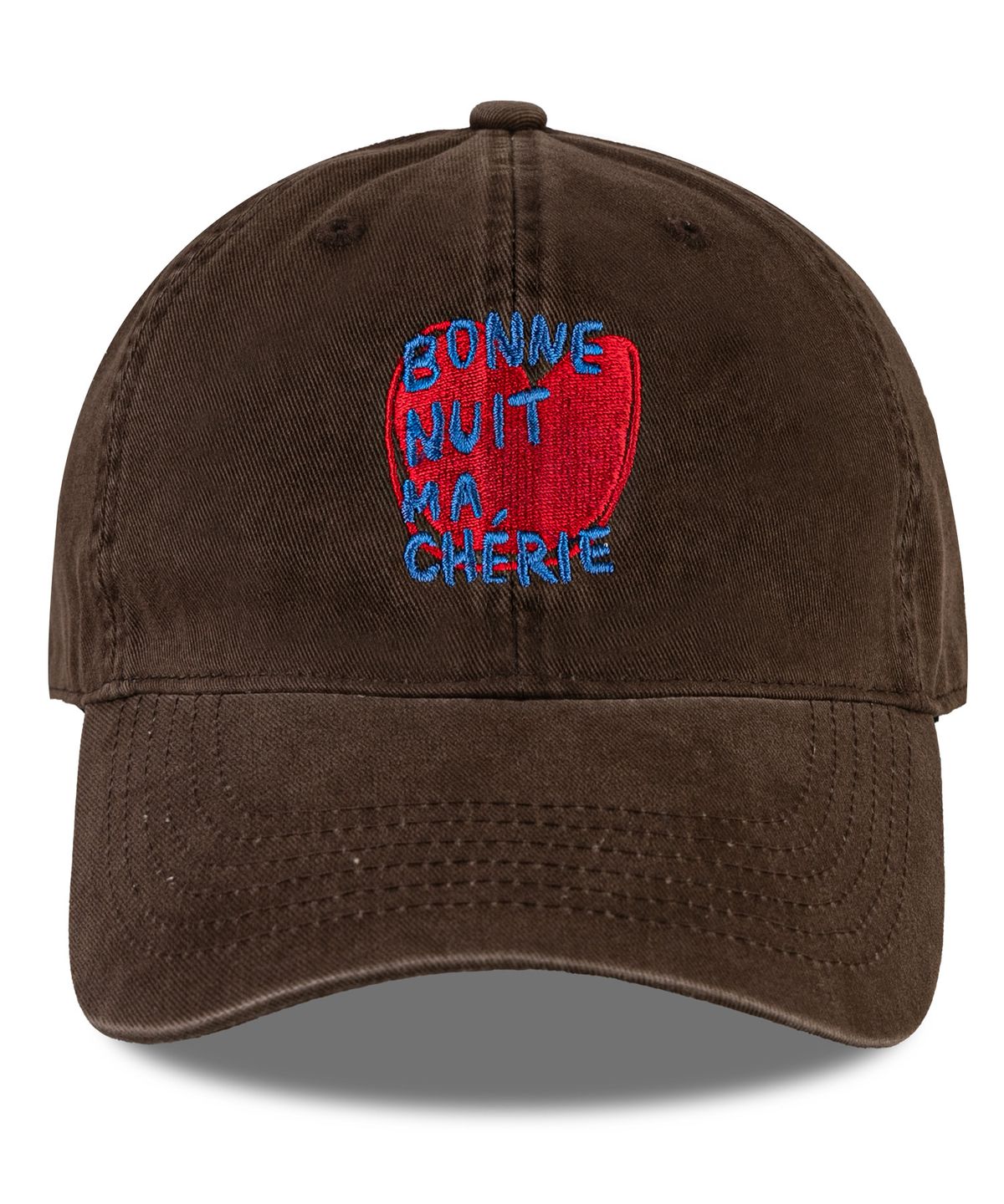 비치스앤 크림 키즈(BEACHESAND CREAM KIDS) 보넷하트 카치온 볼캡-브라운(Bonnet Cation Ball cap)