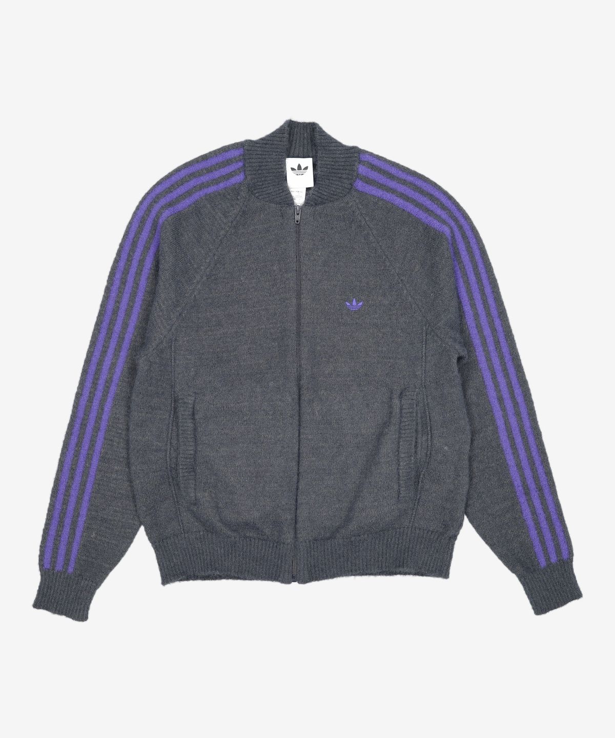 아디다스(ADIDAS) 니트 슈퍼스타 트랙탑 - 다크그레이 / KD9396 M