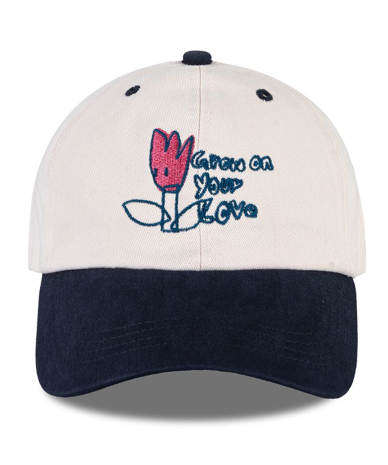 그로우 러브 투톤 볼캡-네이비(Grow love shop two-tone Ball Cap)