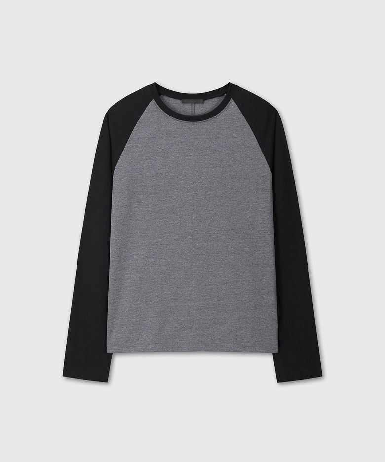 RAGLAN LONG SLEEVE (CHARCOAL)