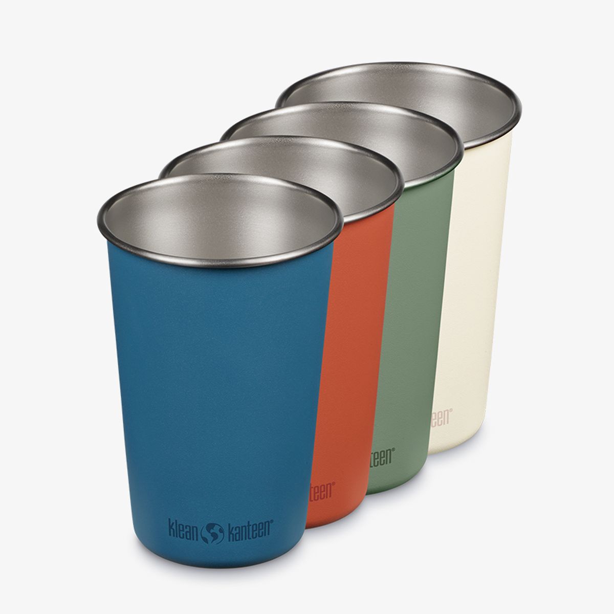 클린켄틴(KLEANKANTEEN) 스텐 스틸컵 473ml 멀티컬러 4세트