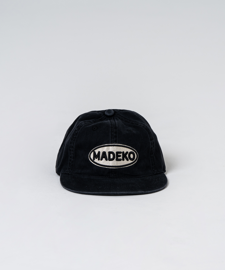 SIGNATURE LOGO CAP(IVORY/BLACK)_BLACK