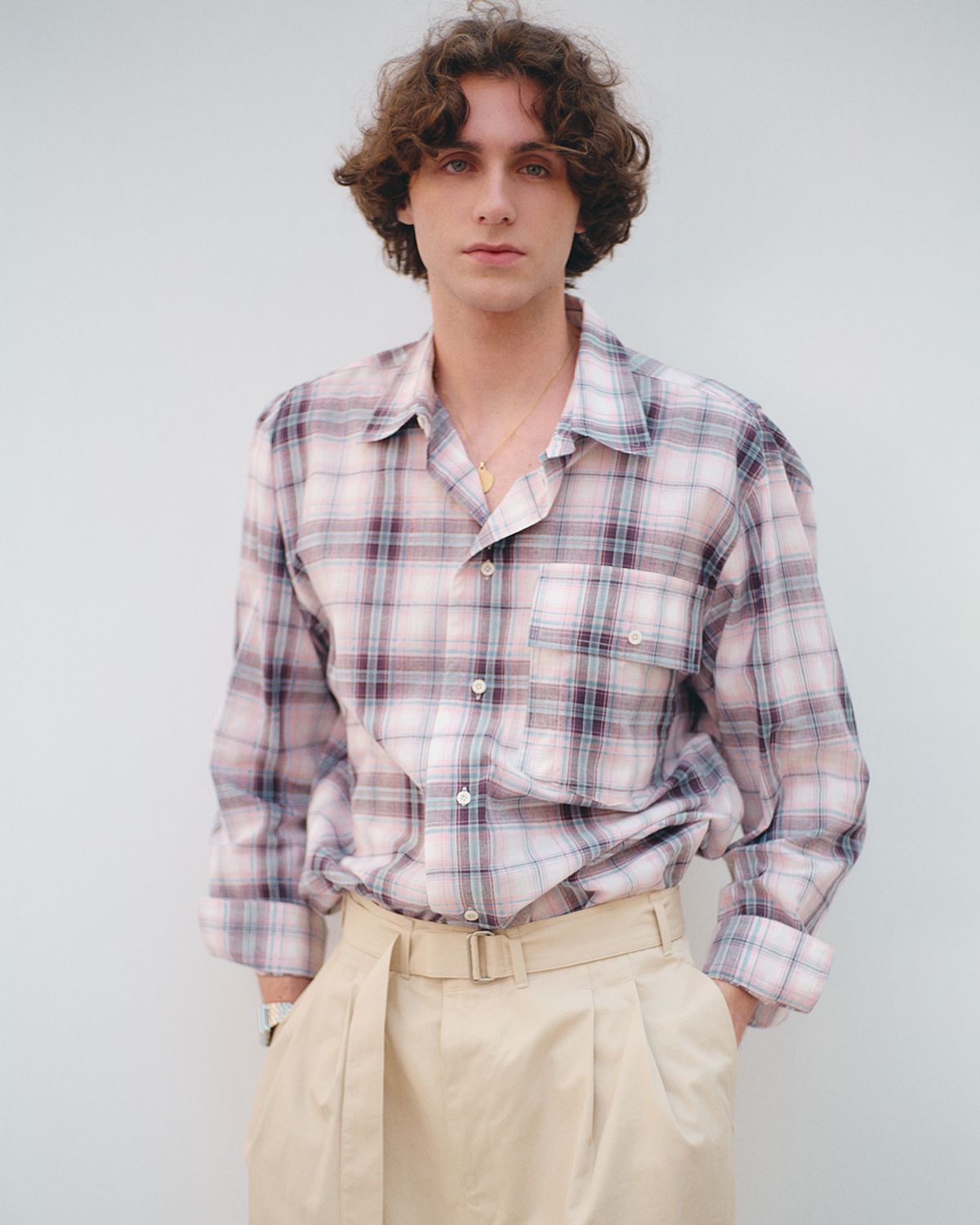 너버스(NERVOUS) SIGNATURE SHIRT _ pinkcheck