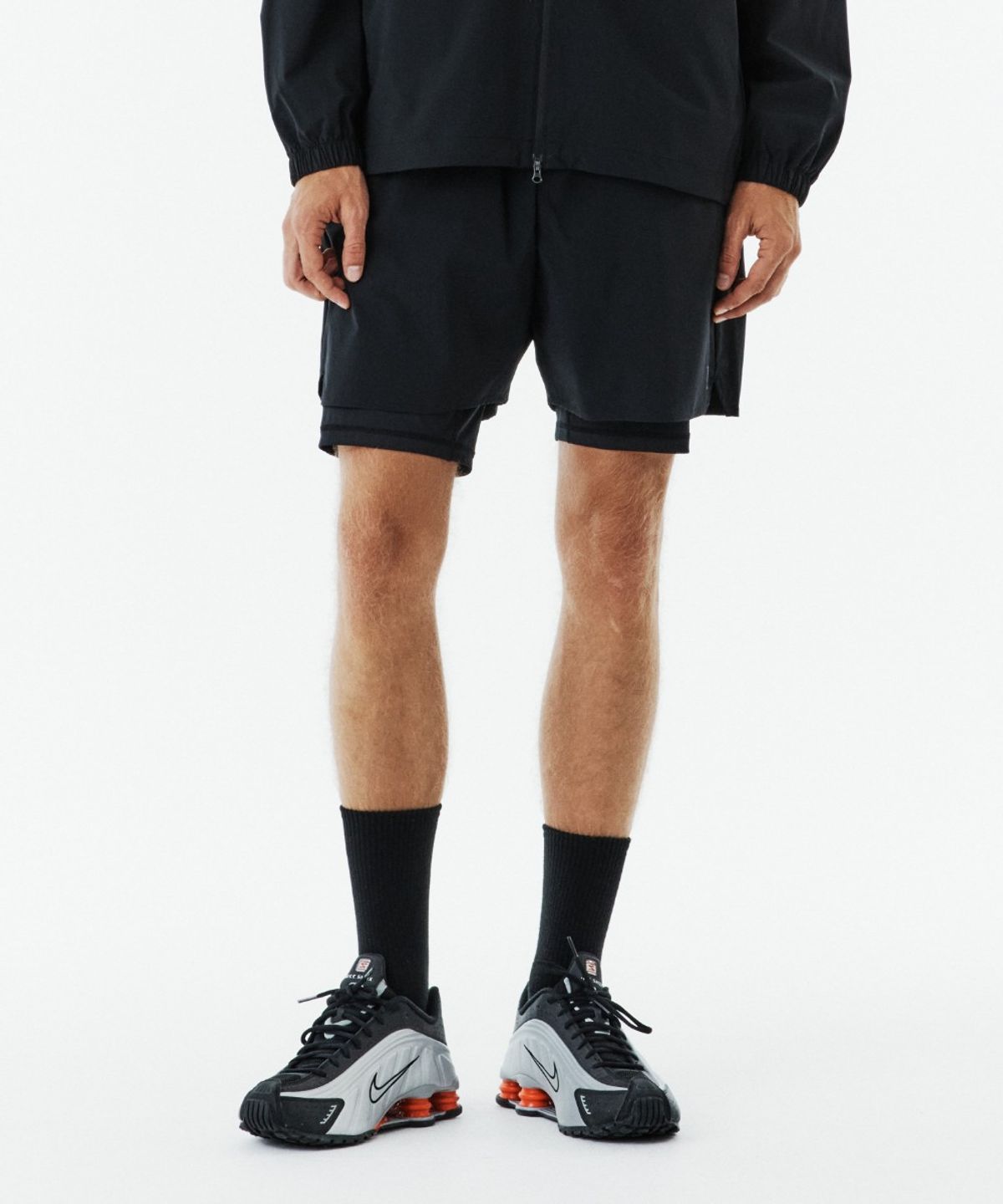 브롬톤 런던(BROMPTON LONDON) SHORTS LEGGINGS - BLACK (P263MLG103)