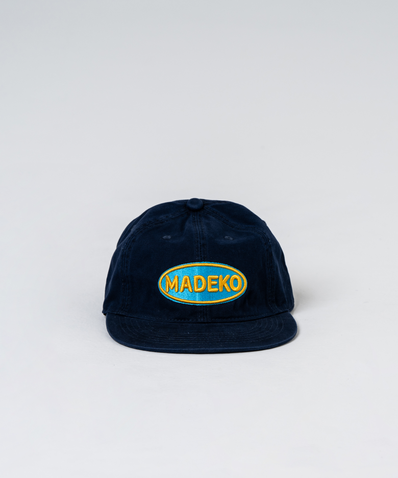 SIGNATURE LOGO CAP(BLUE/YELLOW)_NAVY