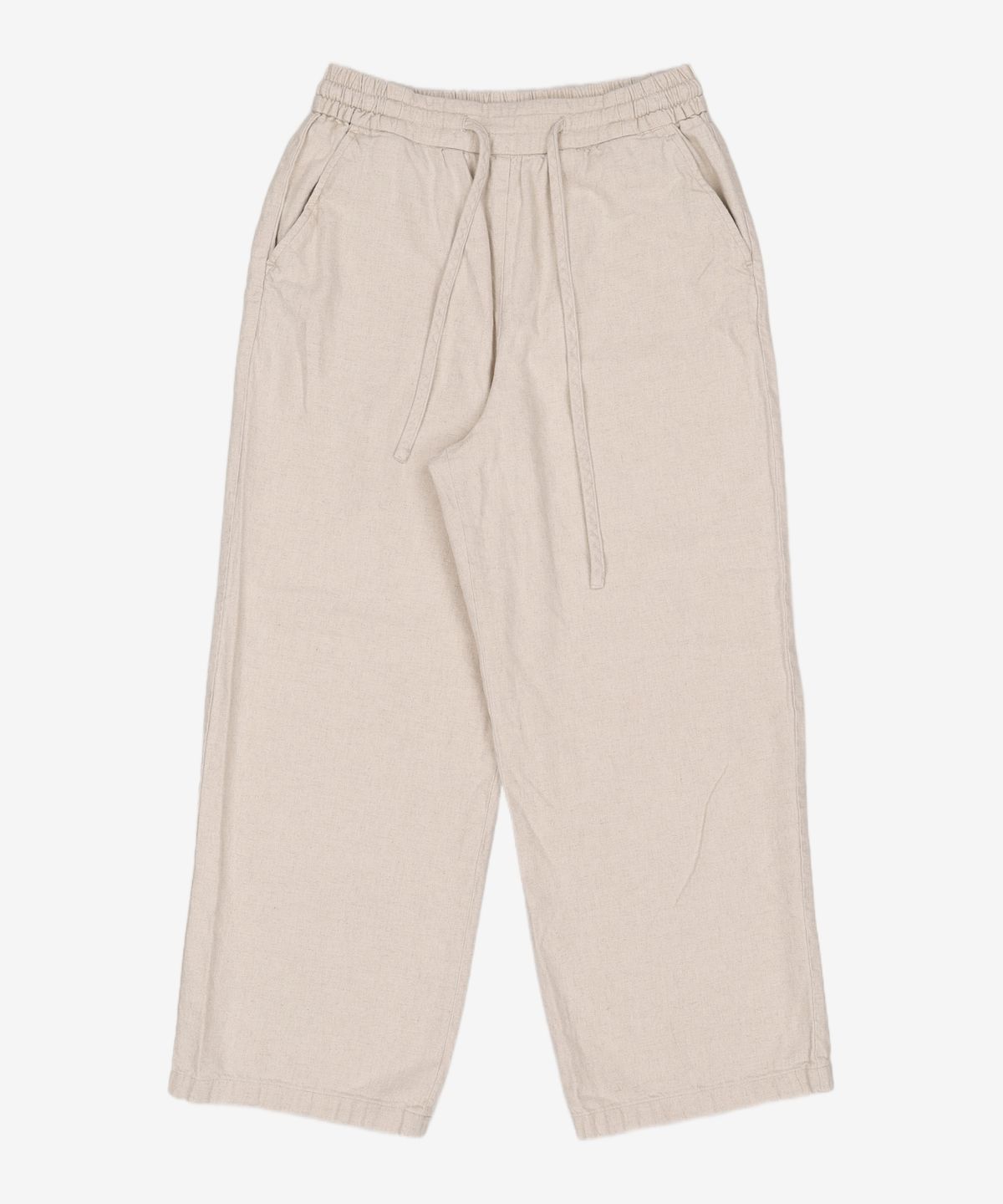 미쏘(MIXXO) 린넨 9부 와이드 스트링 팬츠 MIWTWB622B 24