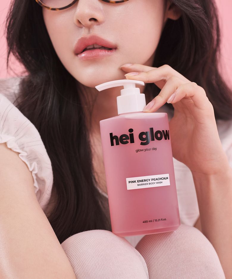 핑크 에너지 피치캄 배리어 바디워시
