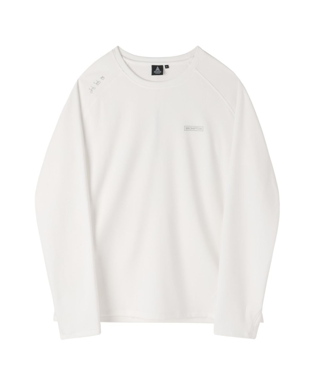 브롬톤 런던(BROMPTON LONDON) RIDEFLOW BASELAYER LONG SLEEVE - WHITE (P263MTS103)