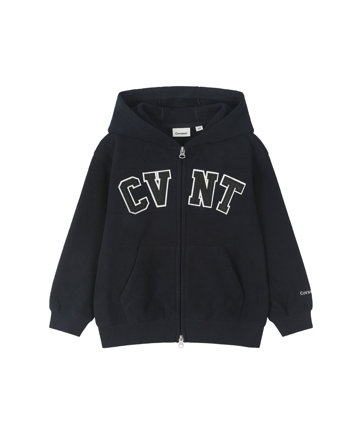 커버낫 키즈(COVERNAT KIDS) CVNT 웜온 플리스 후드집업 네이비 CK2604HZ06NA