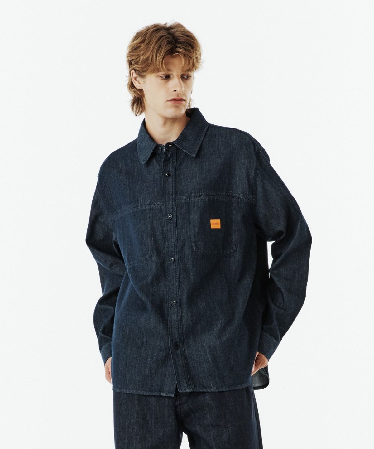브롬톤 런던(BROMPTON LONDON) 1975 DENIM SHIRT - INDIGO (P263USH403)