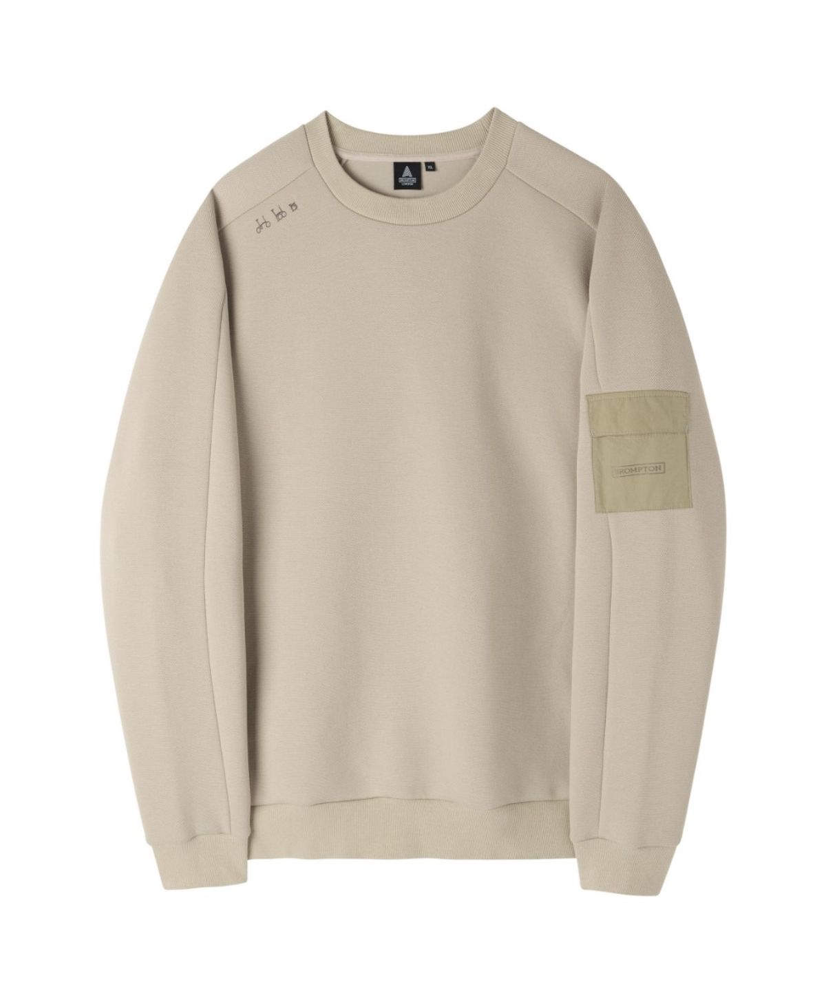 브롬톤 런던(BROMPTON LONDON) HYBRID SWEATSHIRT - BEIGE (P263MSW121)