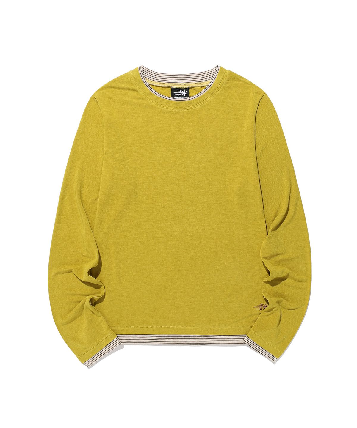 나이스고스트클럽(NICEGHOSTCLUB) LAYERED COLOR LS TEE_OLIVE(NG2GFFT556A)