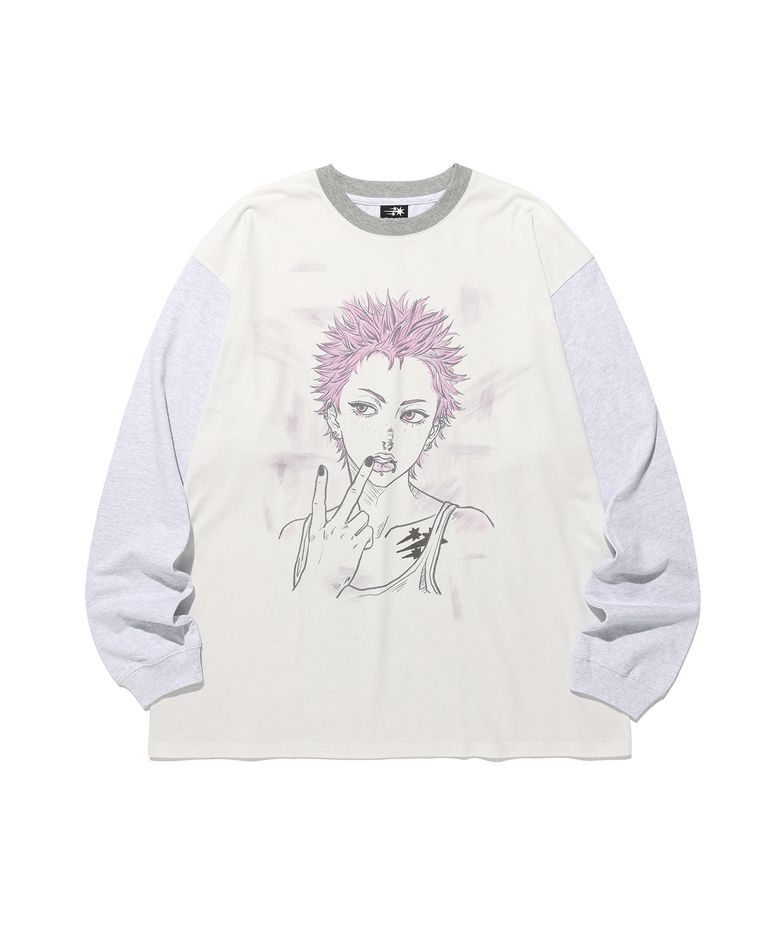PINK BOY BIGBIG LS TEE_WHITE(NG2GFUT559A)