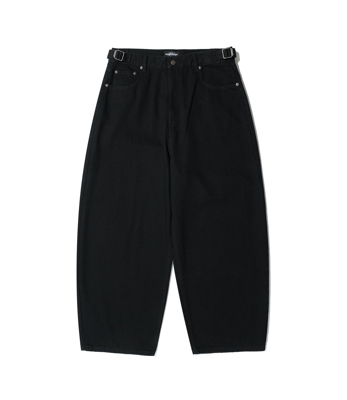 나이스고스트클럽(NICEGHOSTCLUB) 3STAR CURVED JEANS_BLACK(NG2GFUPA12A)