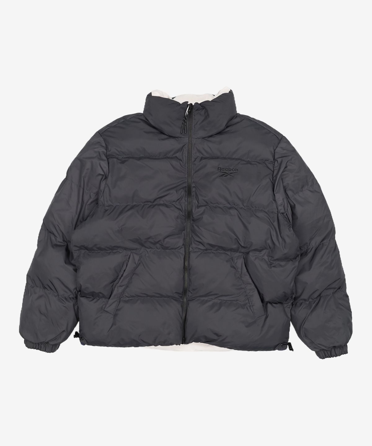 리복(REEBOK) 벡터 리버시블 볼패딩 - 페일베이지:차콜 M
