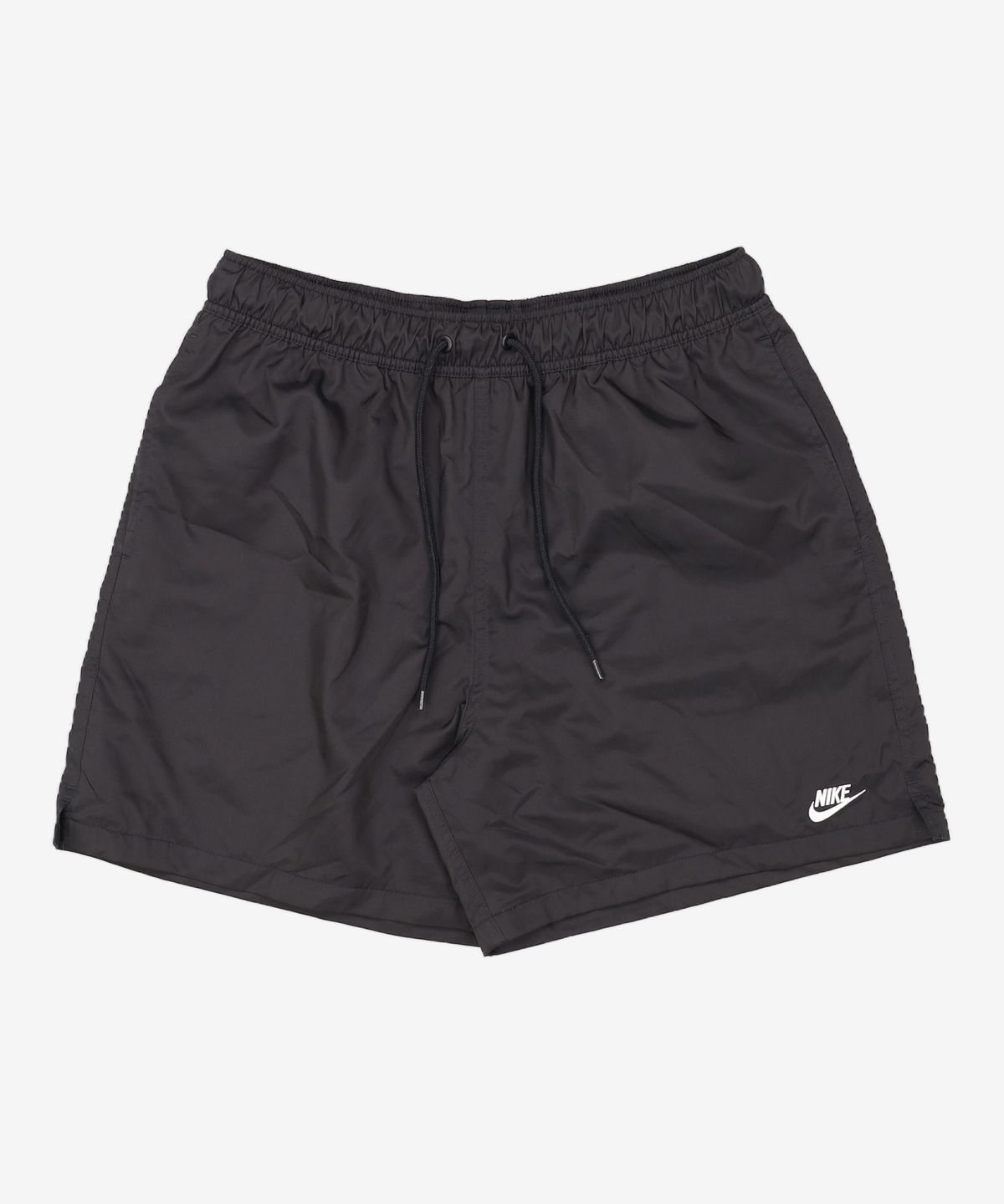 나이키(NIKE) 클럽 우븐 플로우 쇼츠 M - 블랙:화이트 / FN3308-010 L