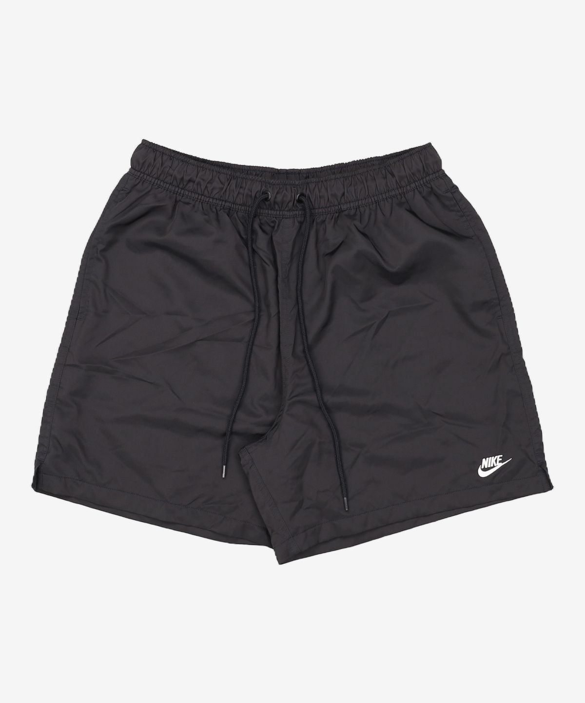 나이키(NIKE) 클럽 우븐 플로우 쇼츠 M - 블랙:화이트 / FN3308-010 L