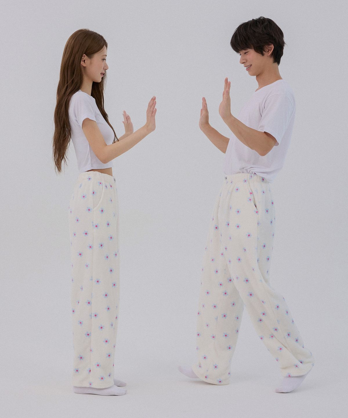 티세르(TESER) [uni] 포지 극세사수면 바지 파자마 팬츠