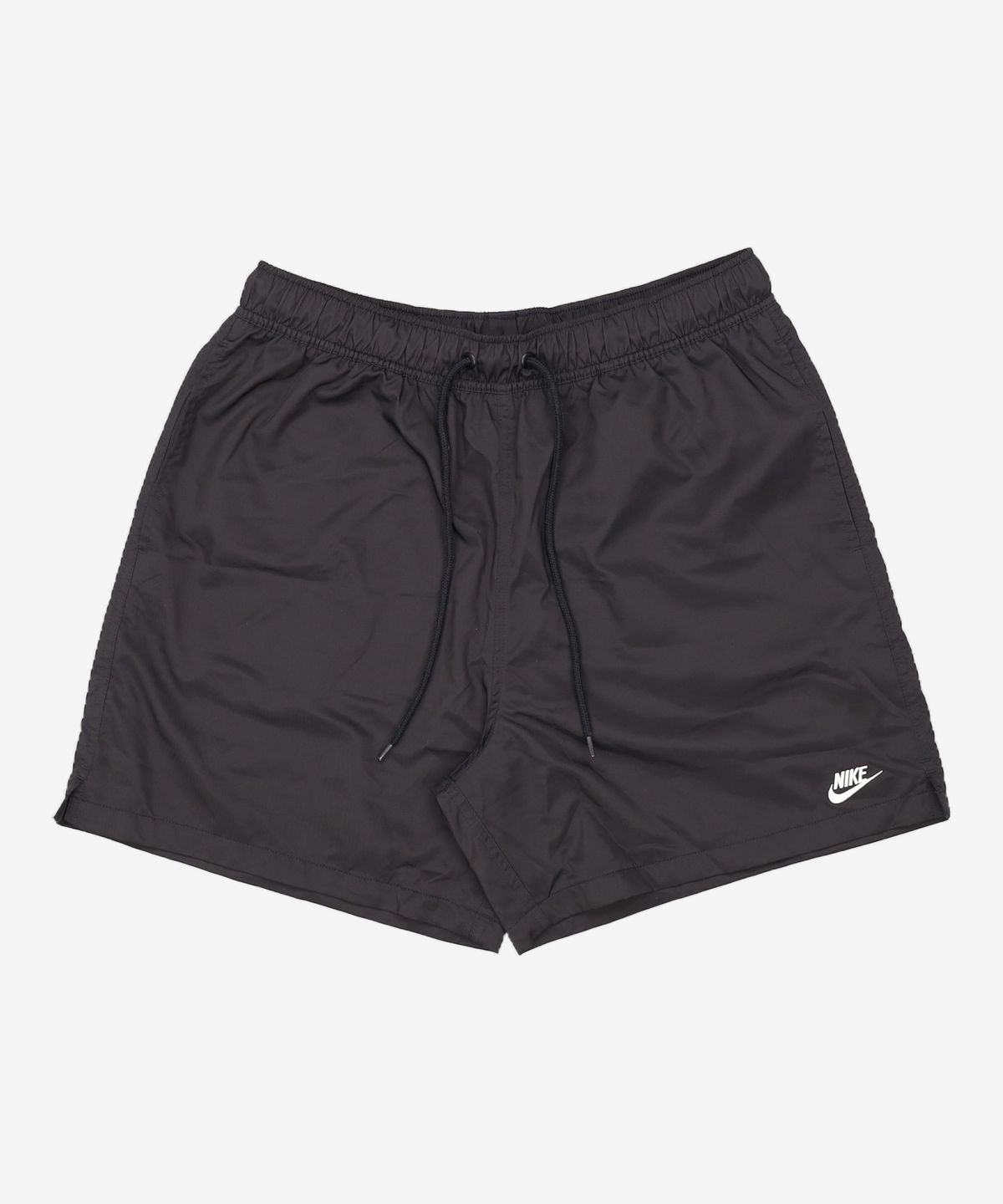 나이키(NIKE) 클럽 우븐 플로우 쇼츠 M - 블랙:화이트 / FN3308-010 L