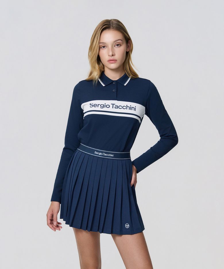 W 다마린도 긴팔 폴로 (Navy)
