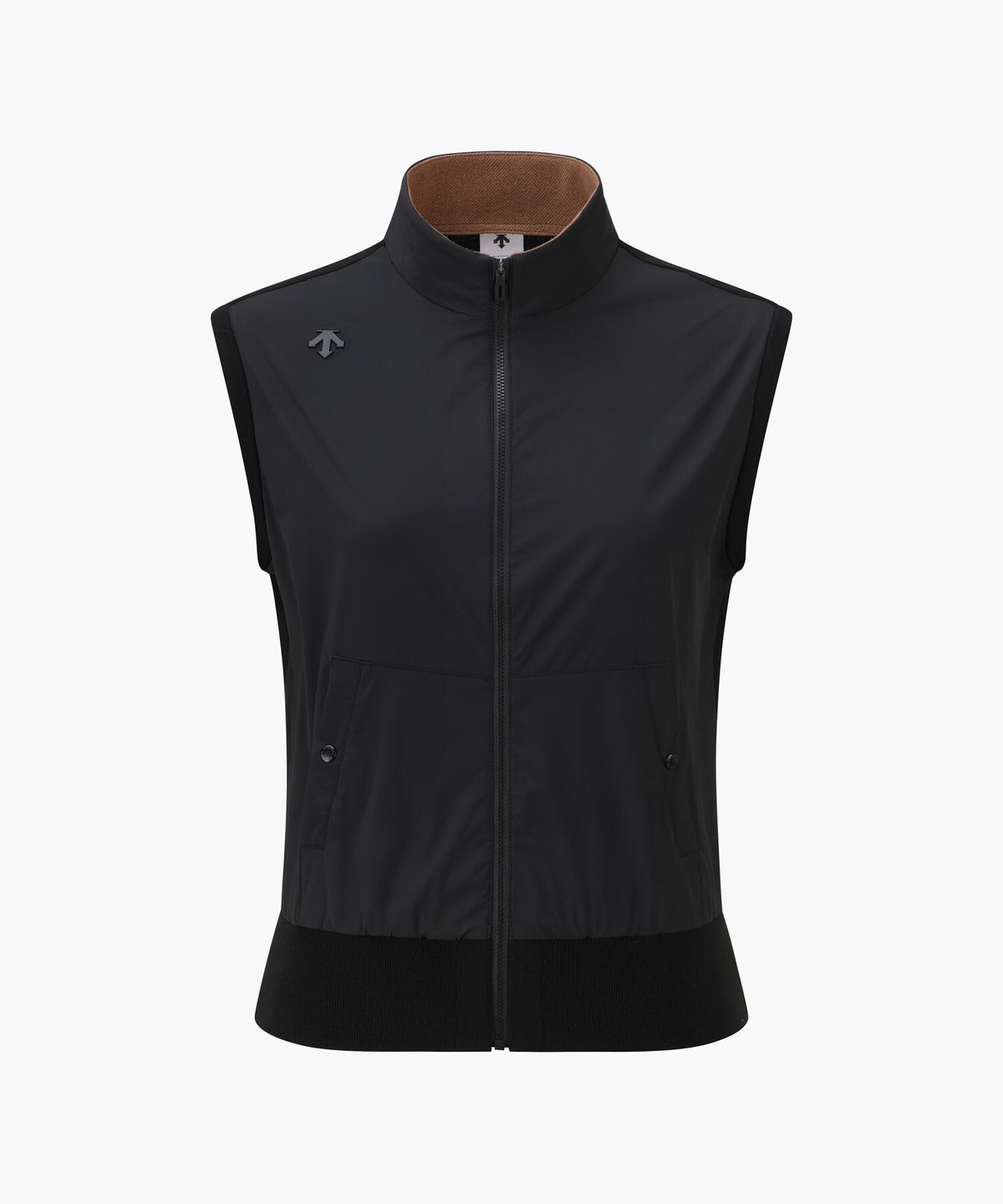 데상트 골프(DESCENTE GOLF) 여성 우븐하이브리드 집업 베스트  DR32WFKV81