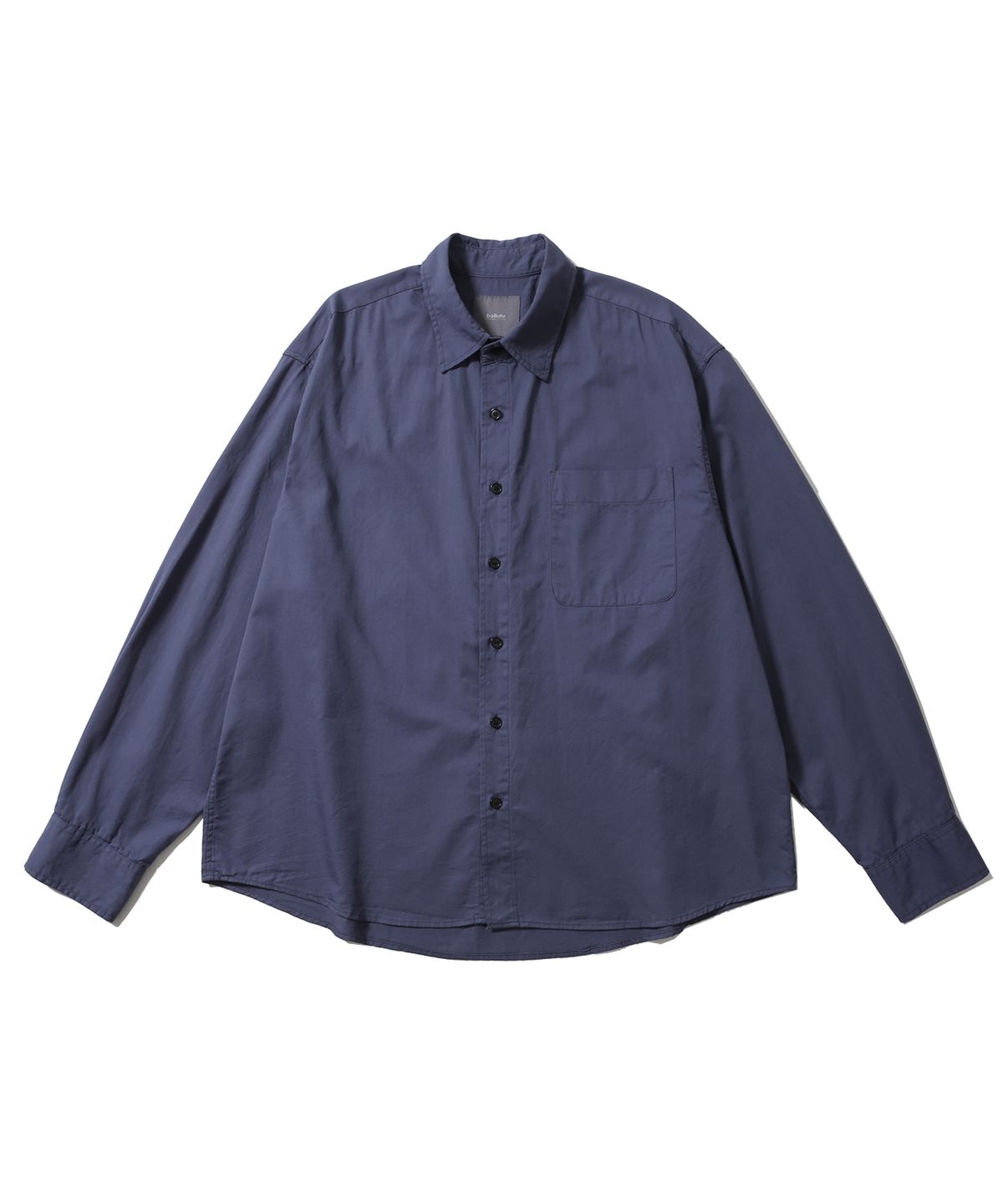 발루트(BALLUTE) VINTAGE WASHED SEMI CROP SHIRTS (DAWN BLUE)
