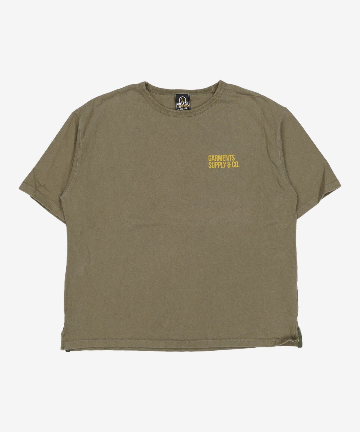 프리즘웍스(FRIZMWORKS) SERVICE LABEL TEE _ OLIVE L
