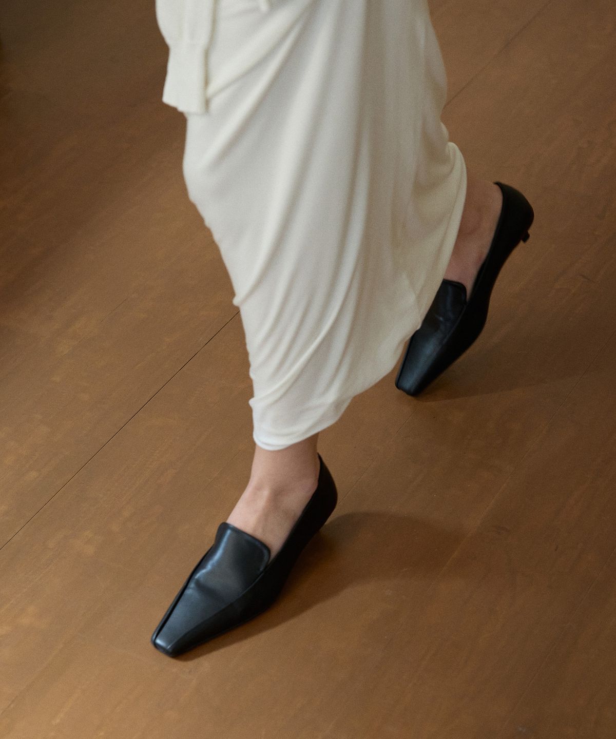 에퓨레(EPURE) NOUD Square kitten Pumps (3color)