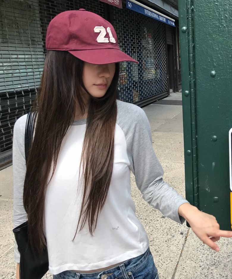 21 Logo Ball Cap - Burgundy
