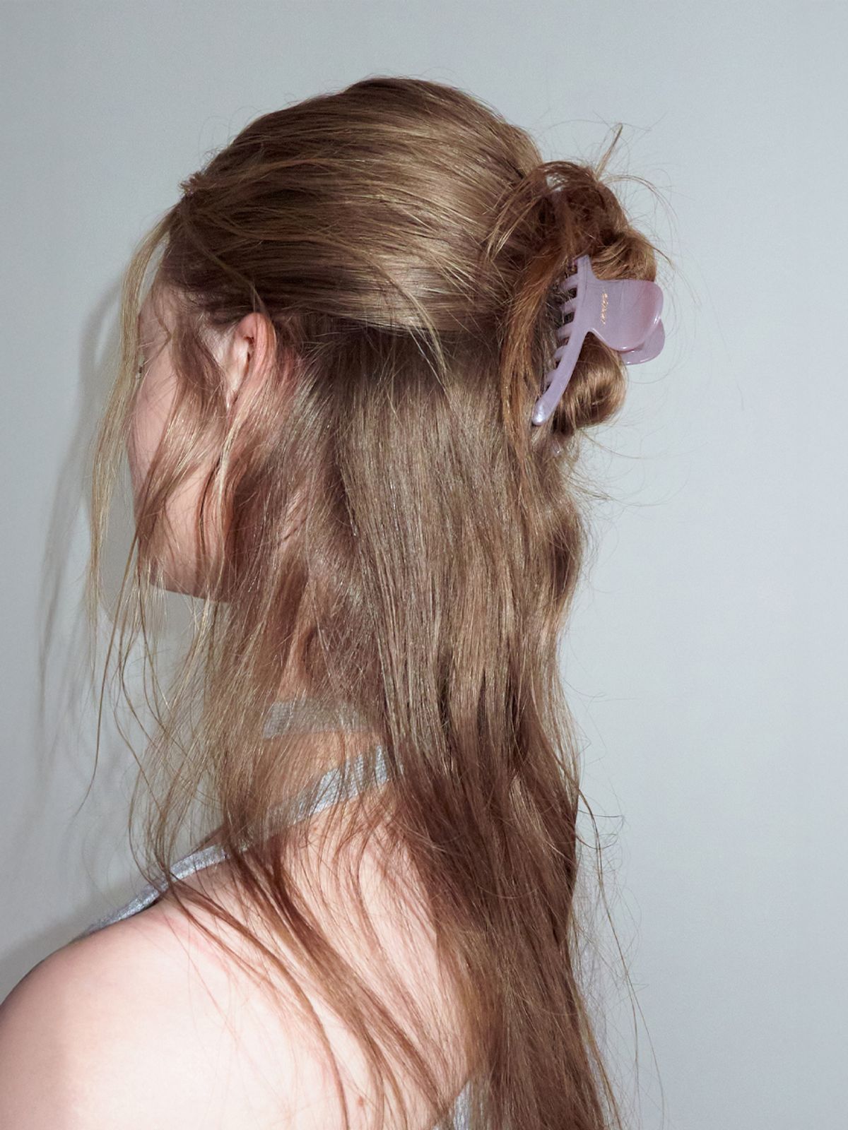 에트몽(ETMON) Hair Claw Clip, Mauve Pink