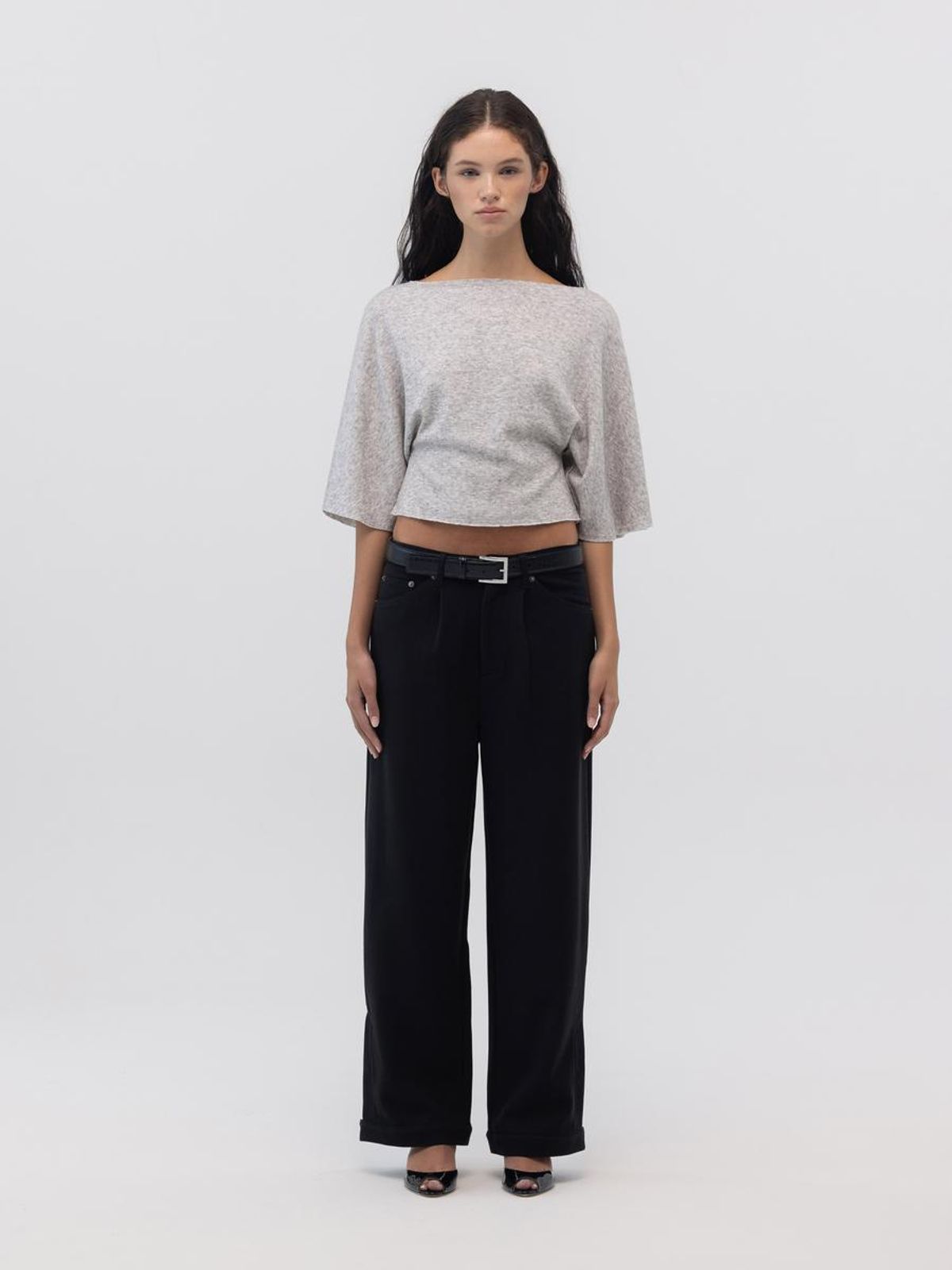 글로니(GLOWNY) COMMA JERSEY PANTS (BLACK)