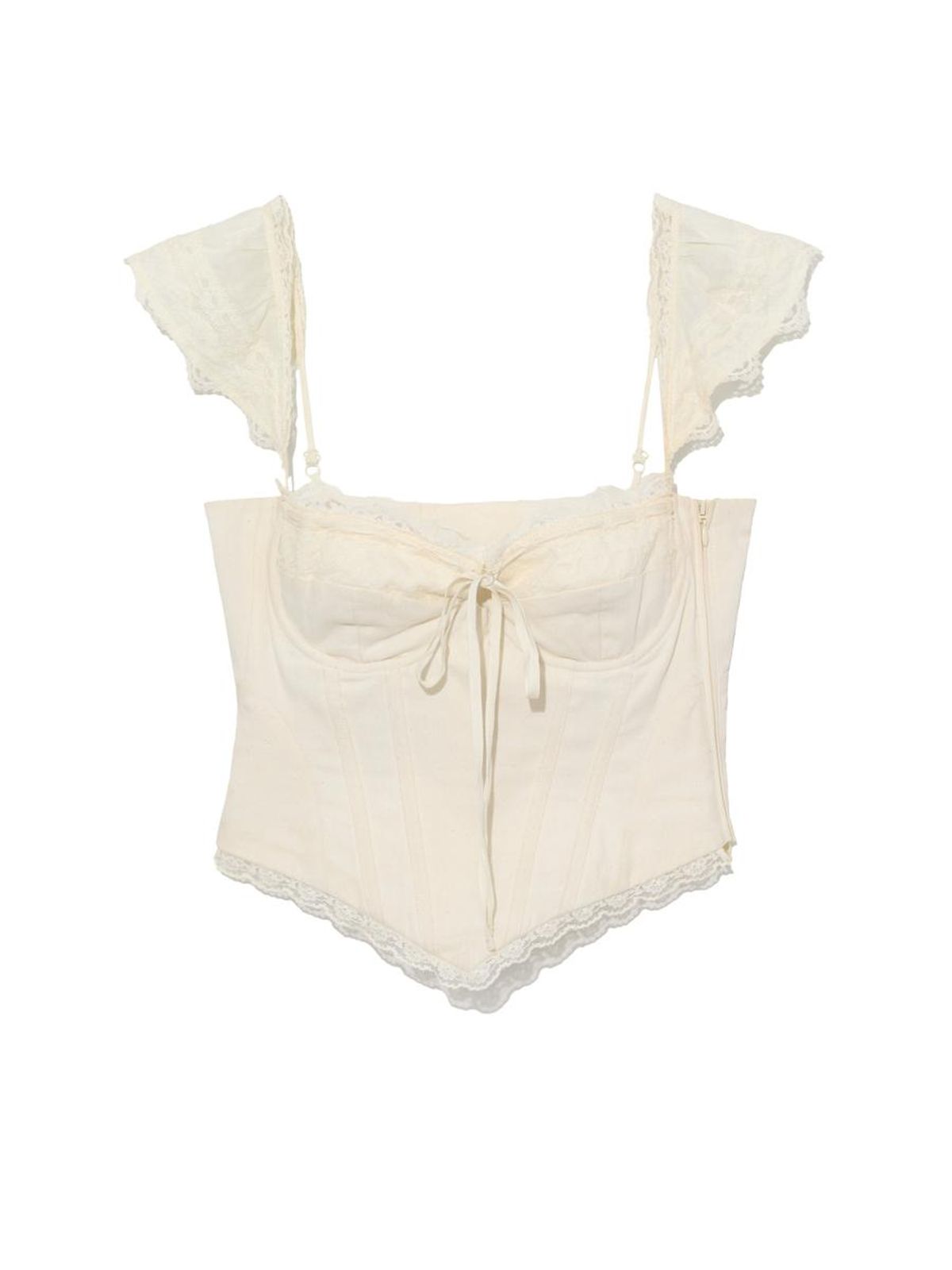 글로니(GLOWNY) POWDER CORSET TOP (ECRU)