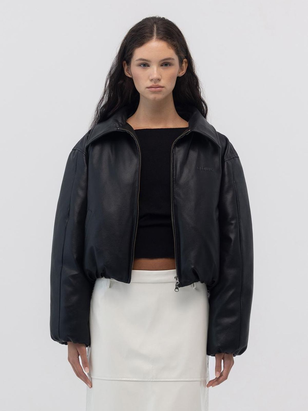 글로니(GLOWNY) PLUMP LEATHER PADDING (BLACK)