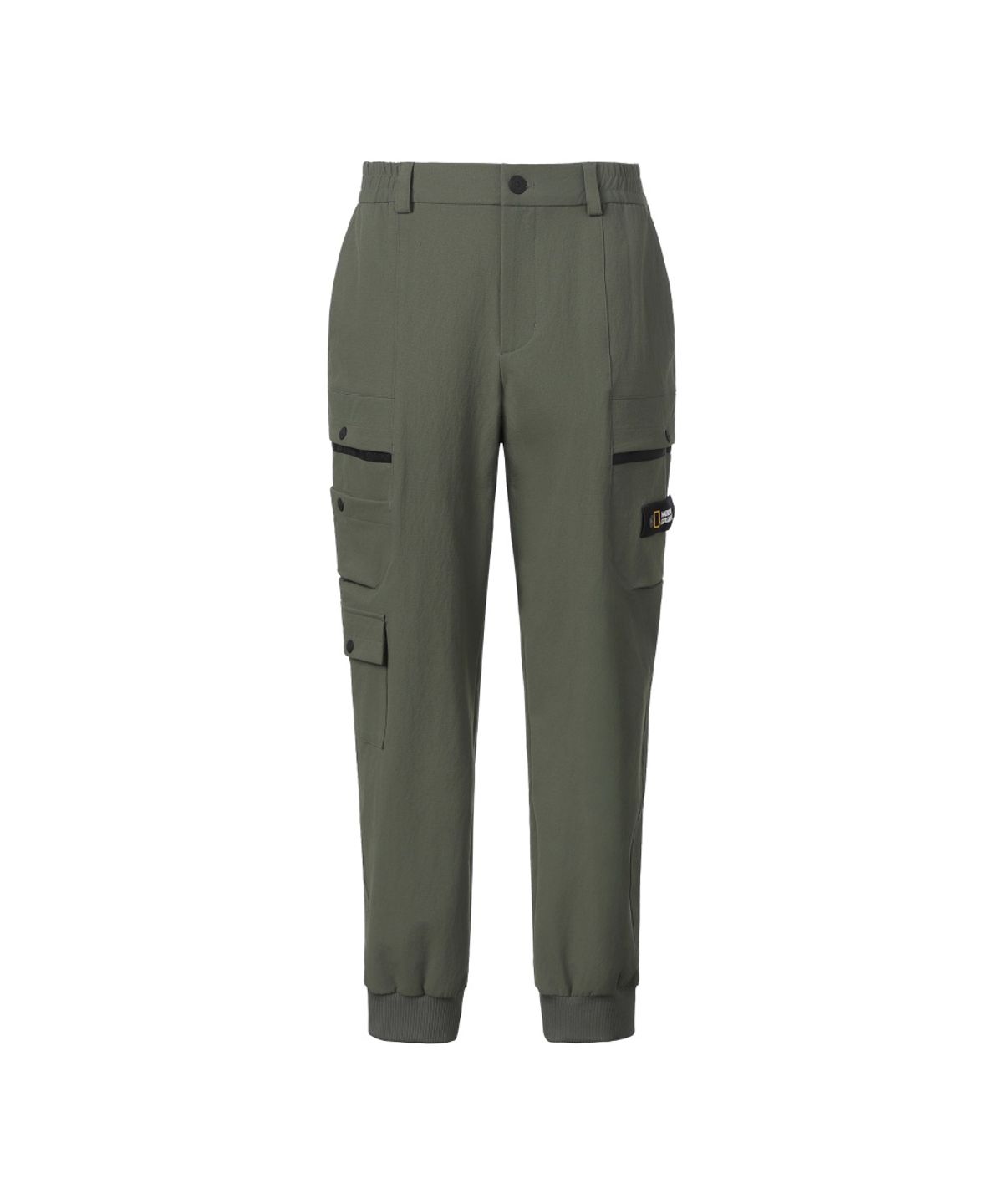 내셔널지오그래픽(NATIONALGEOGRAPHIC) 릴렉스핏 조거 카고 팬츠 OLIVE GREEN